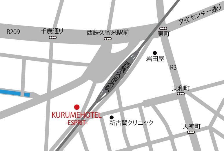 Kurume Hotel Esprit מראה חיצוני תמונה
